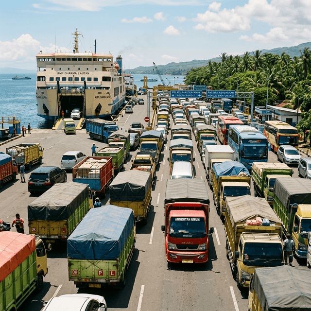 Macet Horor Gilimanuk & Solusi Pengiriman Logistik