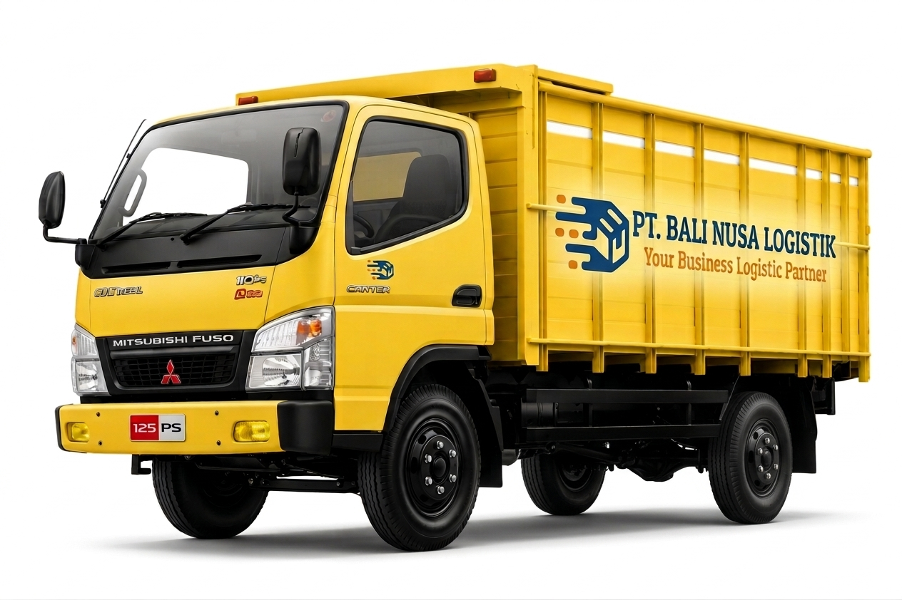 Truk CDE Engkel Bali Nusa Logistik untuk distribusi cargo
