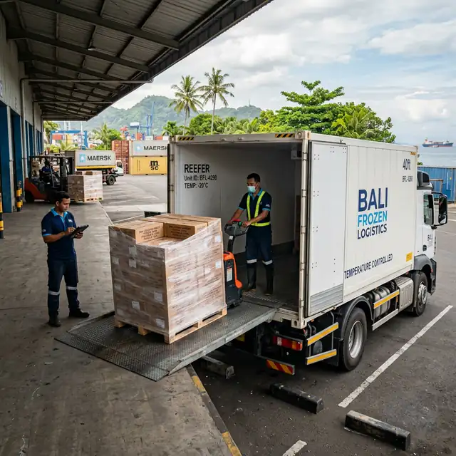 Logistik Frozen Food Bali: Solusi Reefer Container Terpercaya